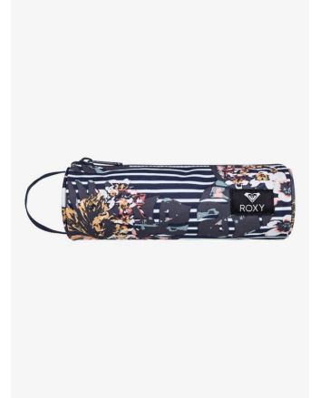 Estuche escolar Roxy Off The Wall azul marino floral 