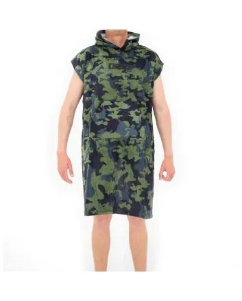 Poncho Surf FCS Junior Towel Poncho Army Camo