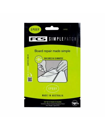 Parche reparador para tablas de surf eps FCS Simple Patch Repair Epoxy Tamaño Large