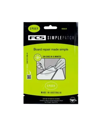 Parche reparador para tablas de surf epoxy FCS Simple Patch Repair Tamaño Regular