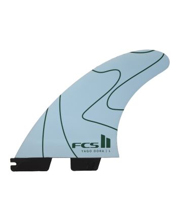 Quillas Thruster FCS II Yago Dora Performance Core color negro y azul Talla L