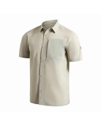 Florence Marine X camisa técnica Airtex Expedition beige Willow para hombre