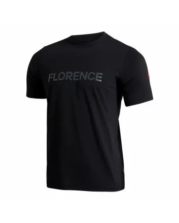 Florence Marine X camiseta técnica de manga corta Airtex Florence Logo Negra para hombre