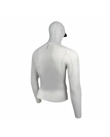 Licra de manga larga con capucha Florence Marine Gris Plata para hombre