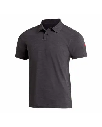 Florence Marine X polo técnico Airtex gris carbón jaspeado para hombre