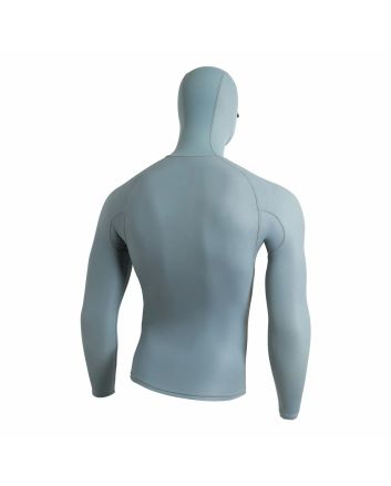 Licra de protección solar de manga larga y con capucha Florence Marine X Windshield Rashguard Azul para hombre