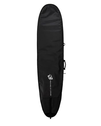 Funda de surf doble Creatures Longboard Double DT2.0 9'6 Negro-Plateado