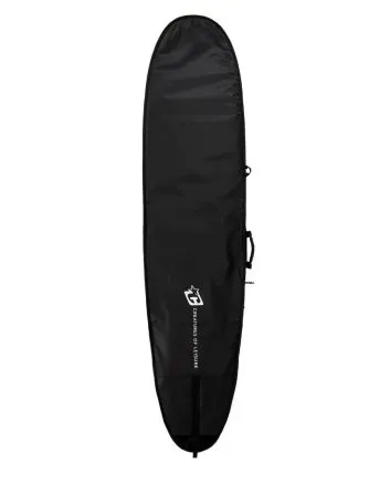 Funda de surf doble Creatures Longboard Double DT2.0 9'6 Negro-Plateado