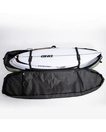 Funda para 3 tablas de surf FCS Travel 3 Cover 7'6 Alpine verde