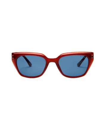Gafas de sol I-SEA Nova Rojas con lentes polarizadas azules para mujer