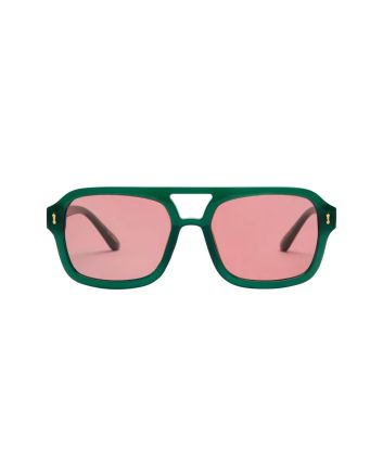 Gafas de sol polarizadas I-SEA Royal color verde kale y naranja mandarina para mujer