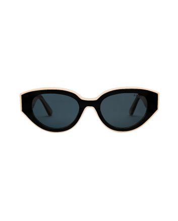 Gafas de sol I-SEA Suki en color negro con lentes ahumadas polarizadas y diseño cat-eye para mujer