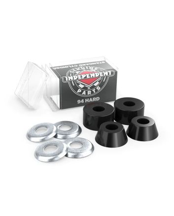 Pack de 4 Gomas para eje de Skate Independent Standard Cylinder Cushions Hard 94A Negras