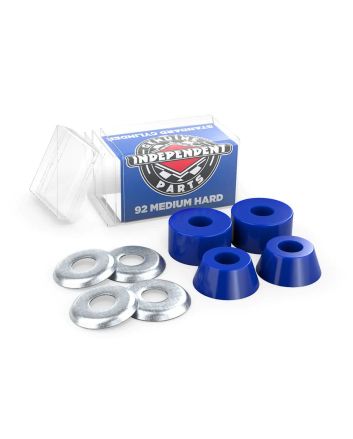 Pack 4 Gomas para eje de Skate Independent Standard Cylinder Cushions Medium Hard 92A Azules 