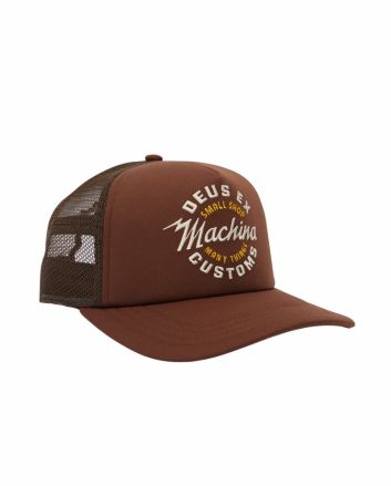 Gorra de malla Deus Ex Machina Amped Circle Chocolate