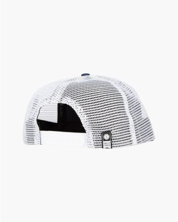Gorra de malla Salty Crew Gone Fishing Foamy Trucker en azul marino y blanco para niño