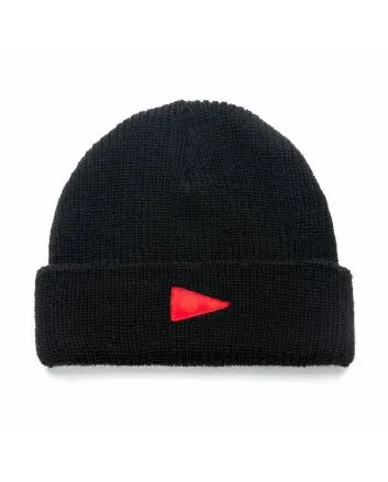 Gorro de lana mezclada Florence Marine X Burgee Wool Negro para hombre