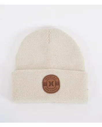 Gorro de invierno Hurley Wrightwood Beanie Oatmeal para hombre