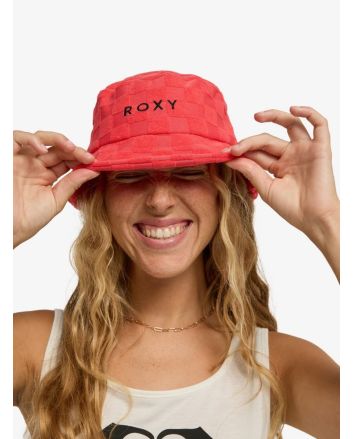 Mujer con Gorro de pescador de rizo Roxy Silver Rojo