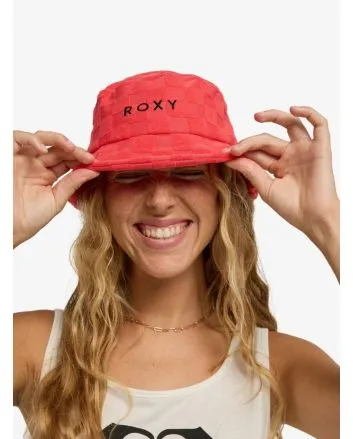 Mujer con Gorro de pescador de rizo Roxy Silver Rojo