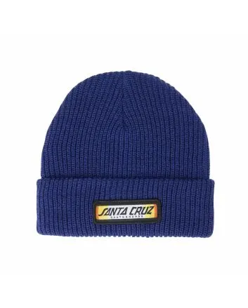 Gorro de punto Santa Cruz Sundown Ray Strip Azul Marino para hombre
