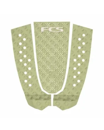 Grip para Tabla de Surf FCS T-3 Eco Eucalyptus - Tail Pad 3 Piezas