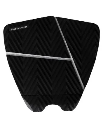 Grip para tabla de surf Hayden Shapes Traction Acute Tail Pad 3 piezas Negro