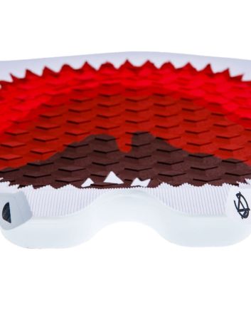 Grip Surf Jam Traction Shark Teeth Blanco-Rojo 1 Pieza