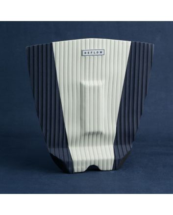 Grip para tabla de surf Deflow Adrien Toyon Tail Pad 3 piezas Beige y Azul