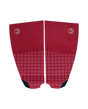 Grip para tabla de surf Deflow 2 Piece Traction Burgundy 