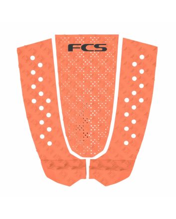 Grip para tabla de surf FCS T-3 Eco Tail Pad Eclipse naranja 