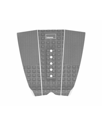 Grip Futures Voodoo color gris – tail pad versátil para tablas de surf con cualquier tipo de cola