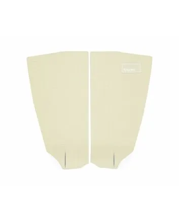 Grip de surf Futures Wildcat  color crema – tail pad 2 piezas sin arco para tablas fish, twin y retro
