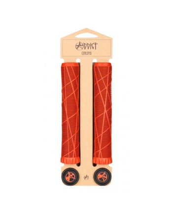 Puños para patinete Addict Scootering OG Grips rojos 180mm
