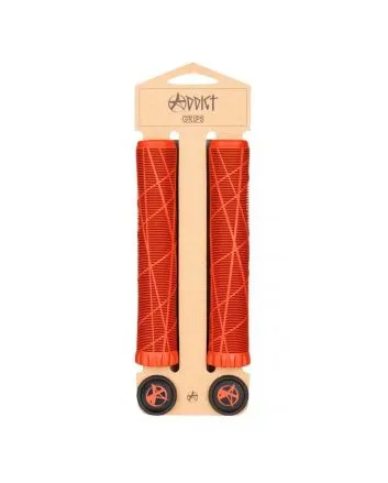 Puños para patinete Addict Scootering OG Grips rojos 180mm