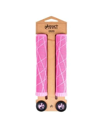 Puños para patinete Addict Scootering OG Grips Rosas 180mm