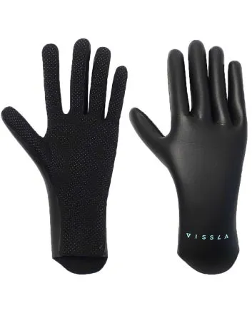 Guantes de Neopreno Vissla High Seas 1.5mm negros para hombre y mujer