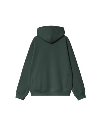 Sudadera Carhartt WIP Hooded American Script Jacket Kale Green para hombre