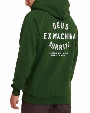 Hombre con Sudadera de capucha Deus Biarritz Address Verde 