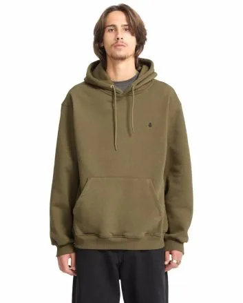 Hombre con Sudadera de capucha Volcom Single Stone verde Sage Leaf