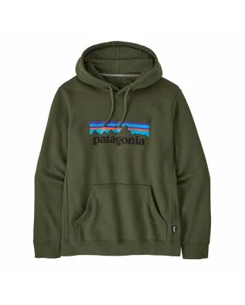 Sudadera con capucha Patagonia P-6 Logo Uprisal Verde Pino Unisex