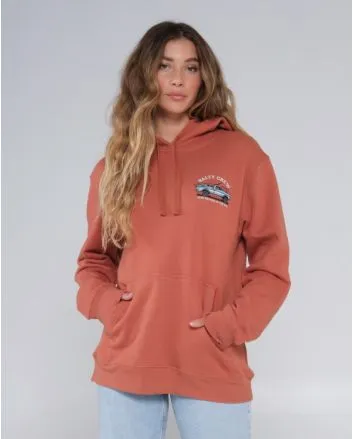 Mujer con sudadera oversize con capucha Salty Crew Baja Days Hoody Sierra