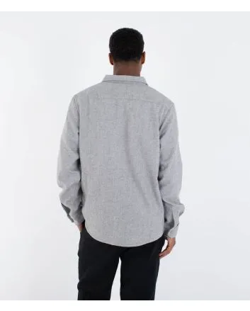 Hombre con camisa de franela Hurley Axe Flannel Gris