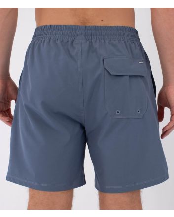Hombre con Bañador Hurley Volley Flex Low Tide 17in Gris