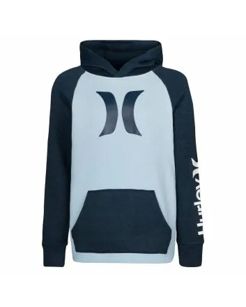 Sudadera con capucha Hurley Natural Icon Crystal Htr para niños 6-14+ años
