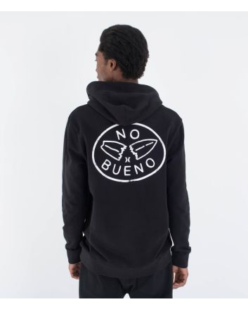 Hombre con sudadera de capucha Hurley Sider Negra 