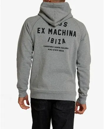 Hombre con Sudadera de capucha Deus Ex Machina Ibiza Address Gris 