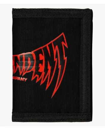 Cartera con cierre de velcro Independent Voltage Span negra para hombre