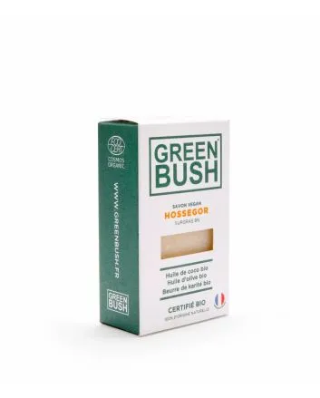 Jabón Vegano saponificado en frío Green Bush Bio Cosmos 100gr