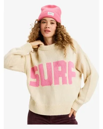 Mujer con Jersey Roxy Exploring Heart Parchment